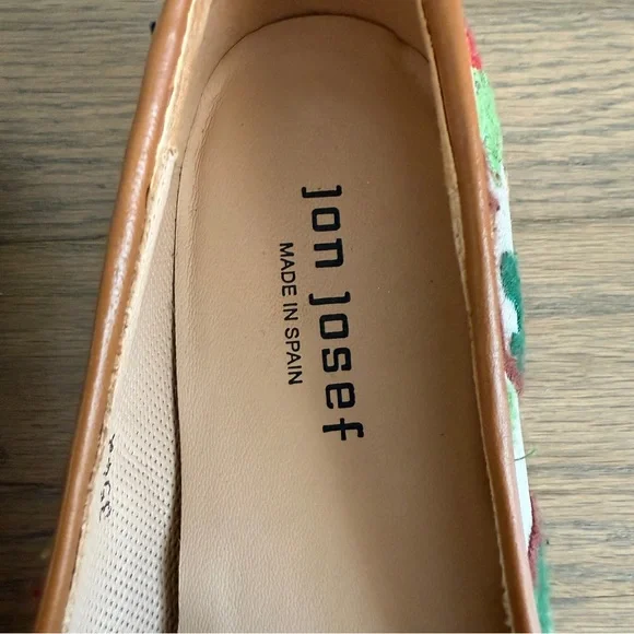 Jon Josef Gatsby Campanilla embroidered Flats 8.5 - Picture 4 of 10